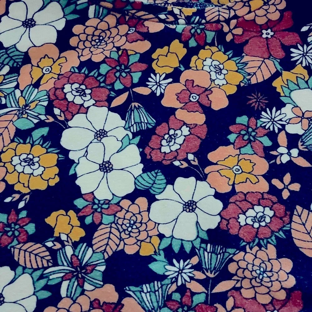 Gap floral top ruffle cap sleeve 100% cotton